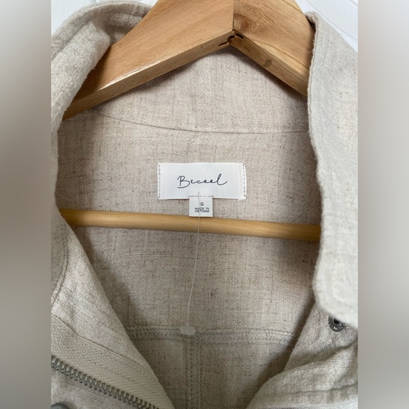 Be cool linen blend sporty jacket size S - Picture 2 of 8